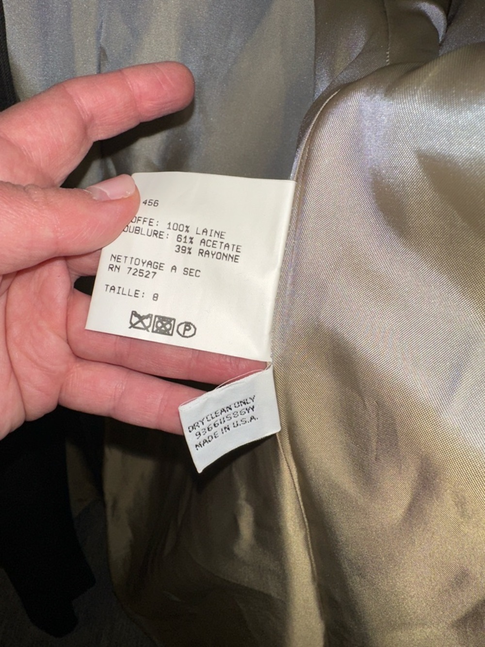 Vintage Sanyo Carol Cohen Long Trench Coat in Dark Brown size 8 - Picture 7 of 7